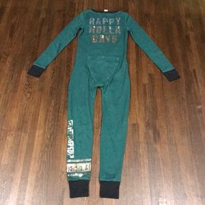 VS Pink sequin holiday onesie